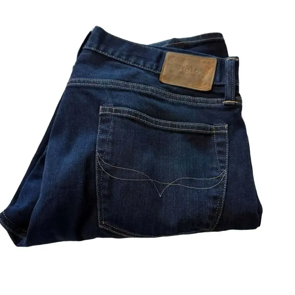 Polo Ralph Lauren Jeans Size 36x32 Dark Wash Denim Pants